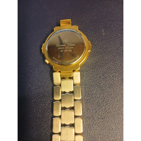 Ladies Roven Dino Paris Design Quartz Watch 2004M -Working -Broken Band See Pics main image 5